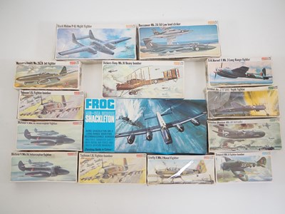 Lot 130 - A group of FROG 1:72 scale military aircraft...