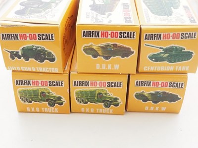 Lot 136 - A group of unbuilt military kits by AIRFIX...