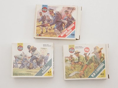 Lot 136 - A group of unbuilt military kits by AIRFIX...