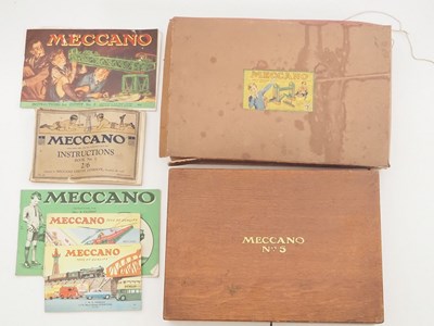 Lot 143 - A pair of MECCANO sets and a group of...