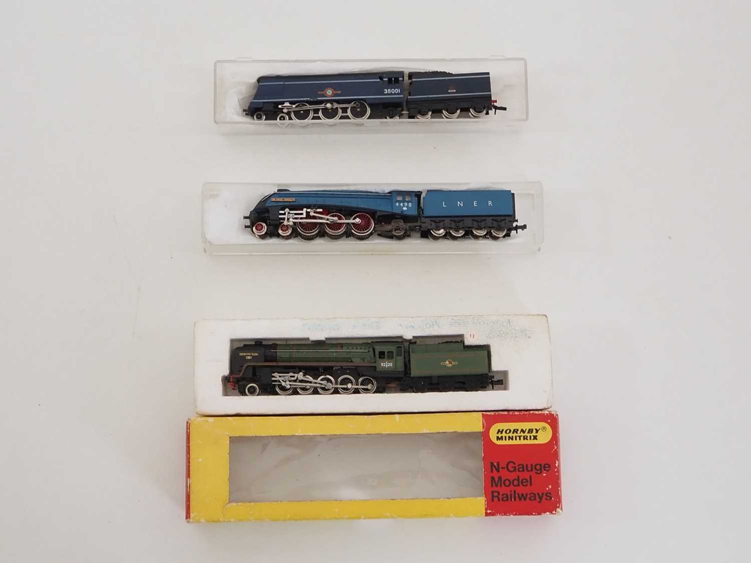 Lot 158 - A group of N gauge steam locomotives...