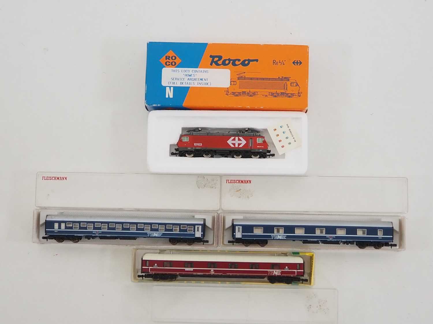 Lot 164 - A group of ROCO, MINITRIX and FLEISCHMANN