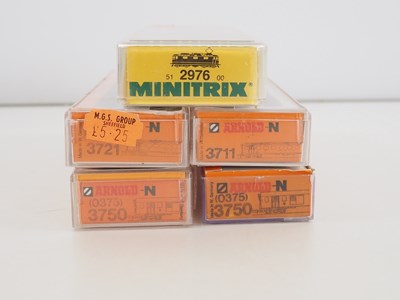 Lot 181 - A group of MINITRIX and ARNOLD Swiss outline N...