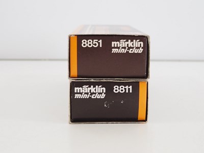 Lot 189 - A pair of MARKLIN Mini-Club Z gauge electric...
