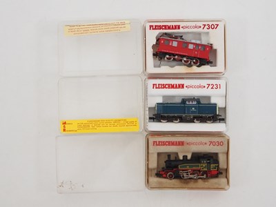 Lot 191 - A group of FLEISCHMANN German outline N gauge...