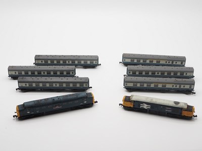 Lot 217 - A pair of N Gauge diesel locomotives by GRAHAM...