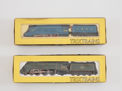 Lot 235 - A pair of TRIX OO Gauge Class A4 steam...