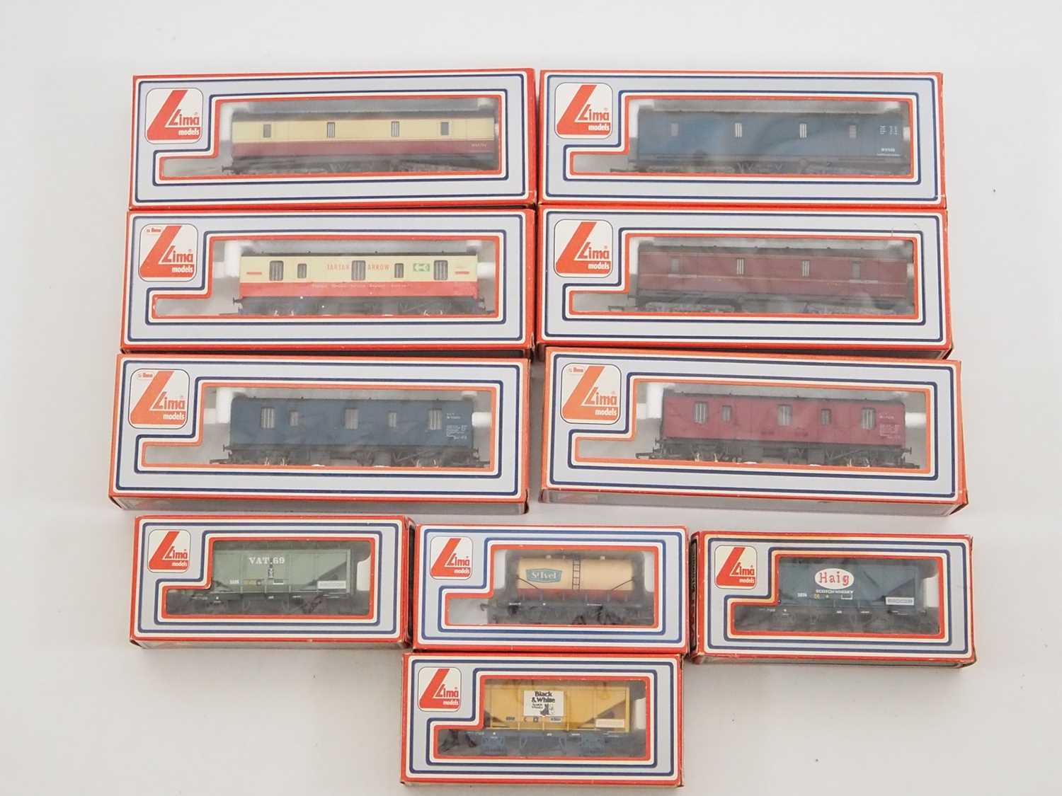 Lot 240 - A Group Of LIMA OO Gauge Rolling Stock,