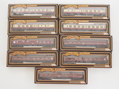 Lot 244 - A group of MAINLINE OO gauge Mark 1 coaches in...