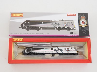 Lot 263 - A HORNBY R3001 OO gauge class 91 electric...