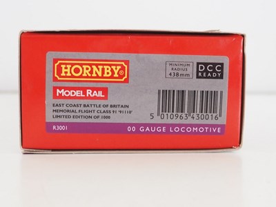 Lot 263 - A HORNBY R3001 OO gauge class 91 electric...