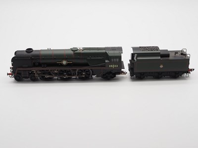 Lot 265 - A HORNBY OO gauge R2170 Merchant Navy class...