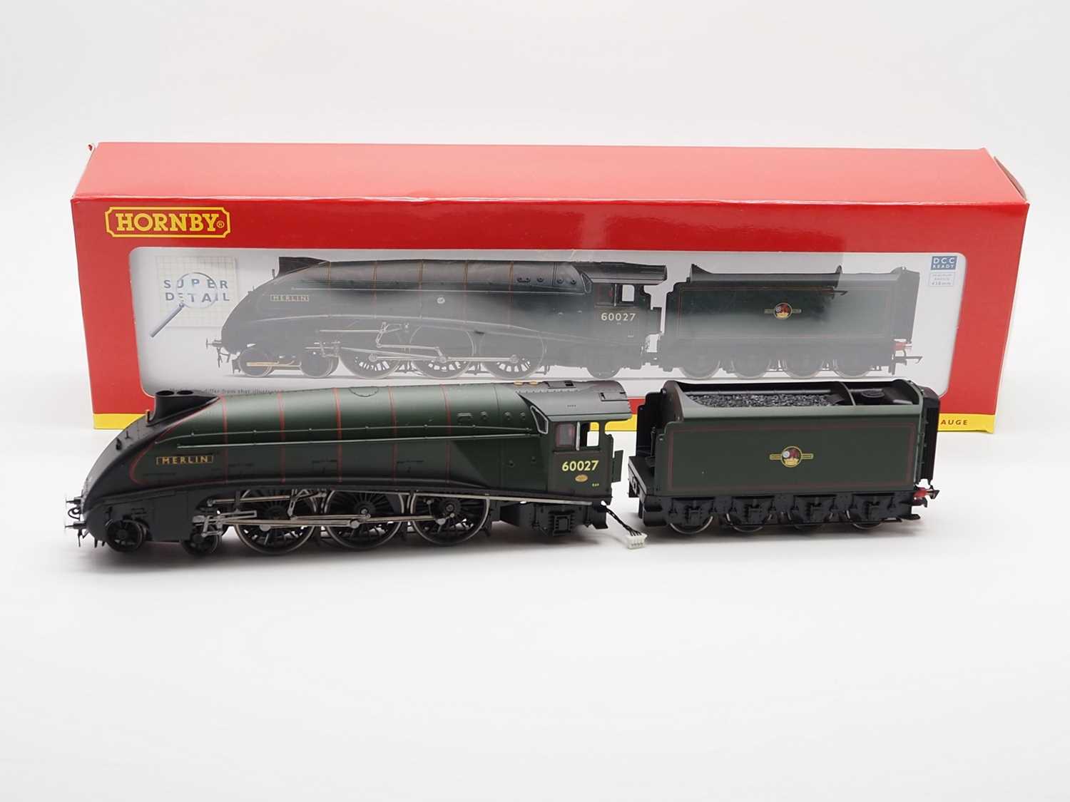 Lot 266 - A HORNBY OO gauge R3012 class A4 steam...