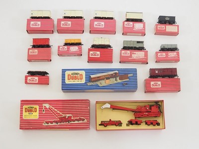 Lot 272 - A group of HORNBY DUBLO OO gauge 2-rail wagons...