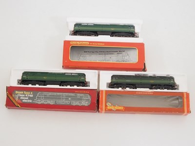 Lot 281 - A group of HORNBY OO gauge class 47 diesel...