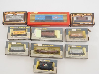 Lot 365 - A group of OO gauge wagons by WRENN, MAINLINE...