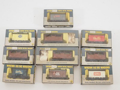 Lot 366 - A mixed group of WRENN OO gauge wagons of...