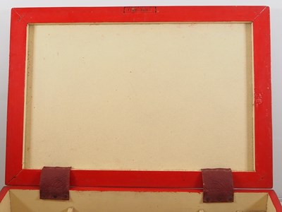 Lot 373 - A HORNBY DUBLO electric railway red painted...