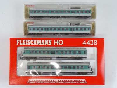 Lot 99 - A FLEISCHMANN HO Gauge 4438 2-car diesel...