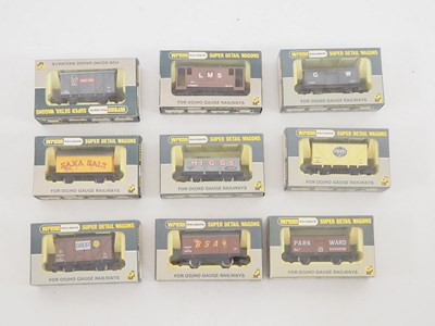 Lot 399 - A mixed group of WRENN OO gauge wagons of...