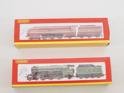 Lot 408 - A pair of HORNBY OO gauge steam locomotives...