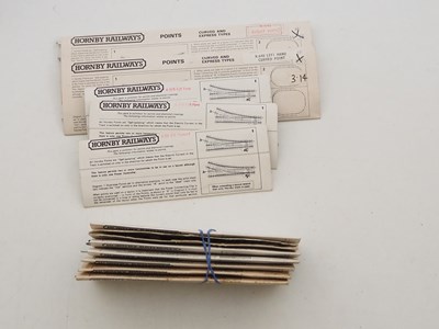 Lot 425 - A tray of OO gauge track by HORNBY and others...