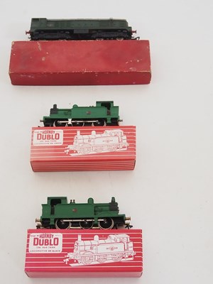 Lot 437 - A trio of HORNBY DUBLO 2-rail OO gauge...