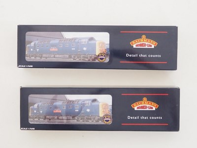 Lot 477 - A pair of BACHMANN OO gauge Deltic locomotives...