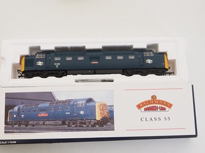 Lot 477 - A pair of BACHMANN OO gauge Deltic locomotives...