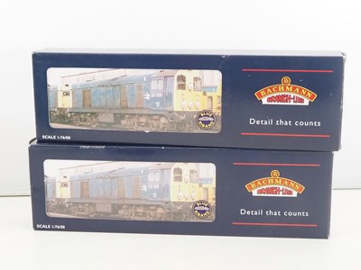 Lot 484 - A pair of BACHMANN OO gauge diesel Class 20...