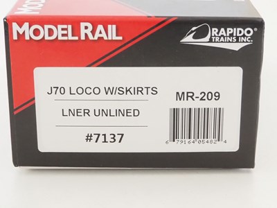 Lot 497 - A RAPIDO TRAINS MR-209 OO gauge J70 0-6-0T...