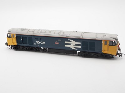 Lot 505 - A pair of HORNBY OO gauge Class 50 diesel...