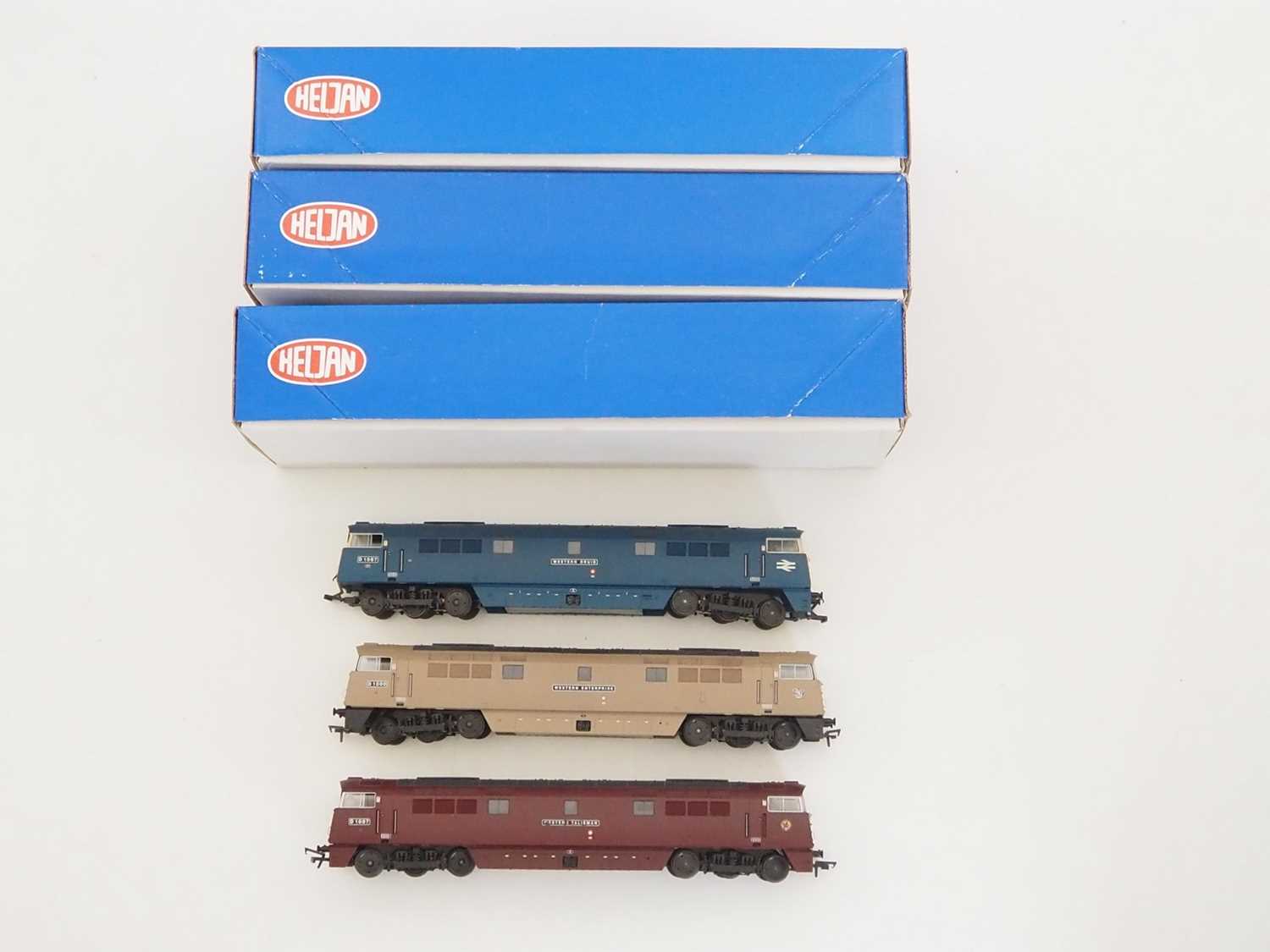 Lot 506 - A group of HELJAN Western class diesel...