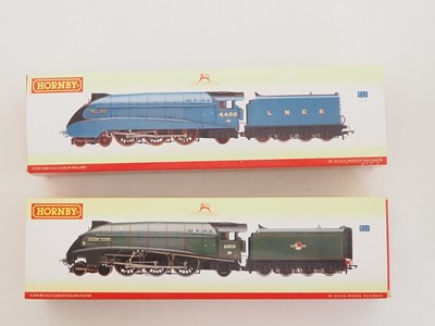 Lot 517 - A pair of HORNBY OO gauge class A4 steam...