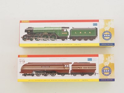 Lot 519 - A pair of HORNBY OO gauge steam locomotives...