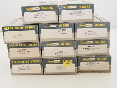 Lot 548 - A mixed group of WRENN OO gauge wagons of...