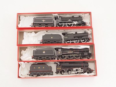 Lot 558 - A group of HORNBY OO gauge steam locomotives,...