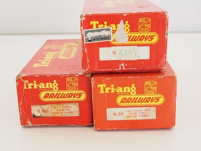 Lot 588 - A group of TRI-ANG OO gauge locomotives...