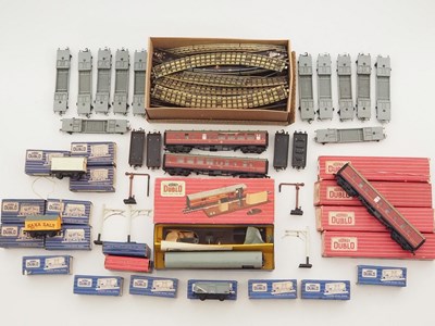 Lot 597 - A group of HORNBY DUBLO 2 and 3-rail rolling...