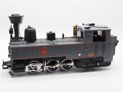 Lot 614 - An LGB 2070D G Scale Krauss 0-6-2T steam...