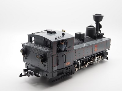 Lot 614 - An LGB 2070D G Scale Krauss 0-6-2T steam...