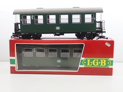 Lot 616 - A pair of LGB G scale 3070 German outline...