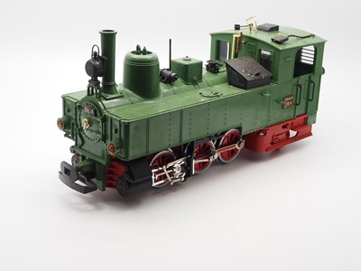Lot 620 - An LGB 2073 G scale 0-6-2T steam locomotive in...