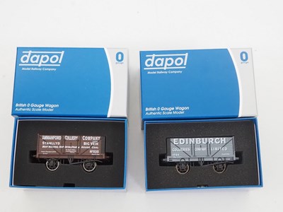 Lot 639 - A pair of DAPOL O gauge wagons, comprising of...