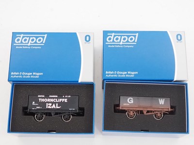 Lot 642 - A pair of DAPOL O gauge wagons, comprising of...