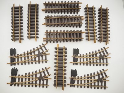 Lot 661 - 'A group of LGB G scale 45mm brass track to...