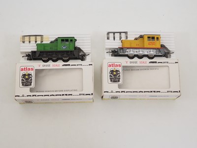 Lot 663 - A pair of ATLAS O Gauge American outline 0-6-0...