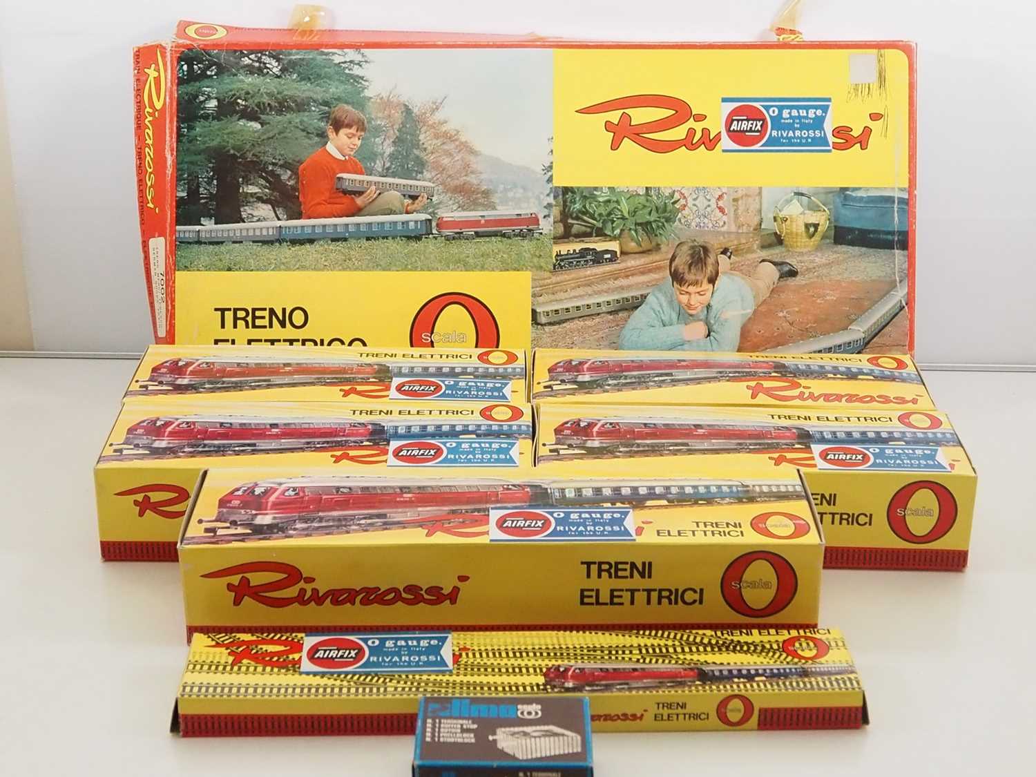 Lot 664 - A RIVAROSSI 7002 O gauge 'German Goods Train...