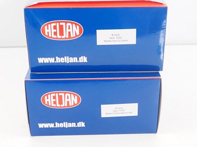 Lot 669 - A pair of HELJAN O gauge tank wagons,...