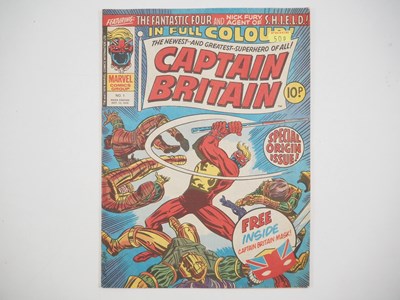 Lot 53 - CAPTAIN BRITAIN #1 - (1976 - BRITISH MARVEL) -...